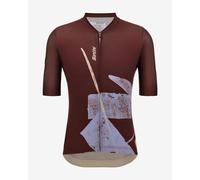 Maillot Santini Note manches courtes rouge bordeaux - S