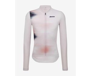 Maillot Santini Ombra Eco Sleek manche longue blanc - Coupe Sleek - XL