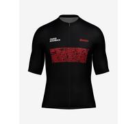 Maillot Santini Paris-Roubaix Hauts-De-France 2026 manches courtes noir rouge - L