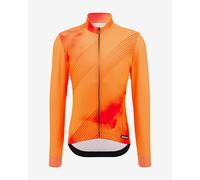 Maillot Santini Pure Dye à manches longues orange fluo - Coupe Classique - S