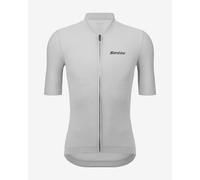 Maillot Santini Sensation manches courtes blanc grisâtre - XL