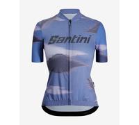 Maillot Santini Watt manches courtes lilas clair femme - Coupe Slim - XS