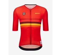 Maillot Santini x Champion du Monde UCI Espagne manches courtes - Coupe Slim - XXL