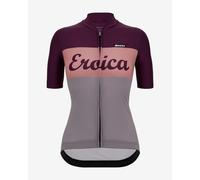 Maillot Santini x Eroica Sogno manche courte bordeaux rose gris femme - Coupe Slim - L