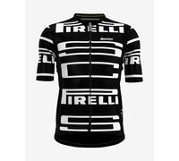 Maillot Santini X Pirelli Sport Club manche courte noir blanc - Coupe Slim - XXL