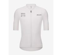 Maillot Santini x Pirelli Sport Club Wheel manches courtes blanc - Coupe Slim - L