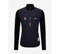 Santini - UCI World Champion Long-Sleeve Jersey Mondo - Maillot de cyclisme - XXL - nero