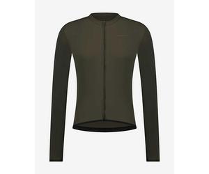 Maillot Shimano Futuro manche longue vert foncé - M