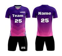 Maillot + Short Foot personnalisé - Maillot de Football personnalisé - Enfants Adultes avec Prénom et Numéro de et Logo Votre Cadeaux pour Garçons Hommes