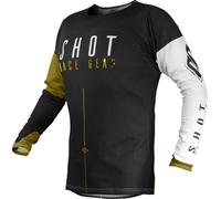 Maillot SHOT AEROLITE ALPHA noir-or XXL
