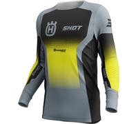 Maillot SHOT AEROLITE HVA noir-gris XXL
