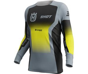 Maillot SHOT AEROLITE HVA noir-gris XXL