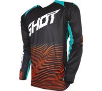 Maillot SHOT AEROLITE OPTICA menthe-orange L