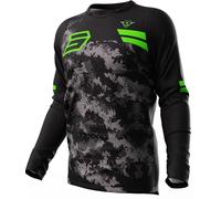 Shot Army Long Sleeve Jersey Noir L Homme