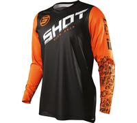 Maillot SHOT DEVO SLAM KID noir-orange 4-5 ans
