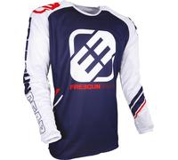 Maillot SHOT FREEGUN DEVO COLLEGE bleu-rouge XXL
