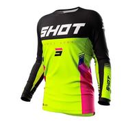 maillot shot tracer jaune fluo XXL