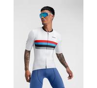 SIROKO - Maillot Vélo M2 Westfalia - XXL - Blanc/Rouge