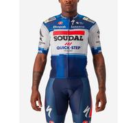Maillot manches courtes castelli aero race 6 1 soudal quick step 2023 bleu blanc