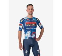 Maillot Soudal Quick-Step 2025 Aero Race manches courtes bleu - XXL
