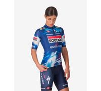 Maillot Soudal Quick-Step 2025 Compétition 3 manches courtes bleu femme - XL