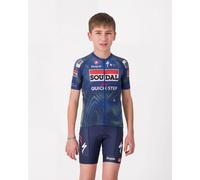 SOUDAL-QUICK-STEP Maillot manches courtes enfants 2026 bleu