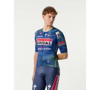 Maillot Soudal Quick-Step 2026 Aero Race 8S manches courtes bleu citron vert - L