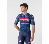 Maillot Soudal Quick-Step 2026 Climber's A/C manches courtes bleu citron vert - S