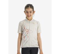 Maillot Sportful Checkmate manche courte jaune clair bleu fille - 14