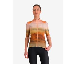 Maillot Sportful Flow SuperGiara manche courte marron orange blanc femme - L
