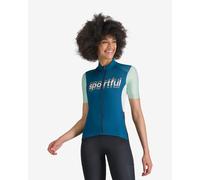 Maillot Sportful Supergiara Logo manche courte bleu atlantique femme - M