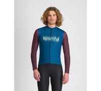 Maillot Sportful Supergiara Logo Thermal manches longues bleu lilas - XL