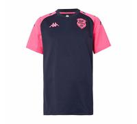 Maillot D¿Entrainement Stade Français Paris Kappa Marine Et Rose
