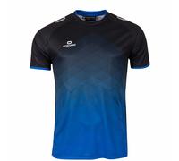 Stanno Altius Maillot Unisexe, Noir/Bleu Roi, M | Tissu fonctionnel respirant, poignets élastiques