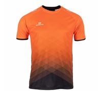 Stanno Altius Maillot Unisexe, Orange/Noir, 3XL | Tissu fonctionnel respirant, poignets élastiques