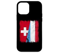 Maillot Suisse Luxembourgeois Demi-Drapeau Suisse Luxembourgeois Coque pour iPhone 12 mini
