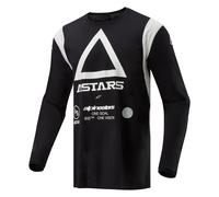 Alpinestars Techdura, maillot XXL Noir/Blanc Noir/Blanc