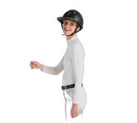 Maillot technique équitation manches longues femme Horse Pilot Flow Blanc M