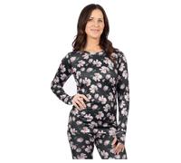 Maillot Technique Manches Longues Femme FXR Atmosphere Noir floralS Noir floral