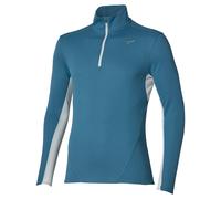 Mizuno Maillot technique thermique Tech C Bt Charge Breath manches longues Bleu M Homme
