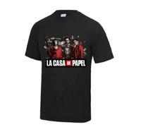 Maillot - Tee Shirt Casa De Papel Homme Noir