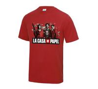 Maillot - Tee Shirt Casa De Papel Homme Rouge