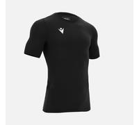 Maillot Thermique MACRON 919309 Noir Manches Courtes Hiver Underwear Tech