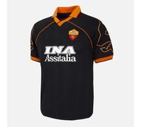 Maillot Third AS Roma 1999/20 Retro Noir S Unisex