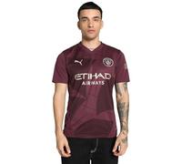 Maillot Third De Manchester City 2024/25 Saison - Réplique - Homme - Bordeaux - Taille : M