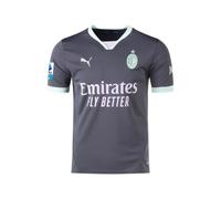 Puma Ac Milan 24/25 Third Short Sleeve T-shirt Gris S Homme