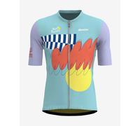Maillot Tour de France 2024 Étape 21 Nice manche courte bleu multicolore - Coupe Classic - 3XL