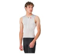 Castelli - Free Speed 3 Top - Maillot vélo homme White / Silver Gray - M