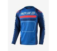Troy Lee Designs Sprint Drop In Maillot vélo jeunesse, rouge-bleu, taille M