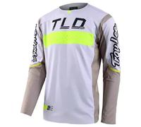 maillot troy lee gp pro grid - jaune fluo L